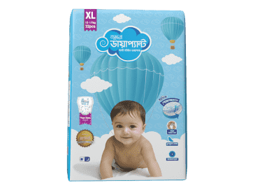বসুন্ধরা বেবি প্যান্ট ডায়াপার-XL-৪পিস