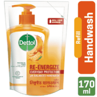 ডেটল হ্যান্ডওয়াশ রিফিল ( Re-Energize ) -১৭০মিলি