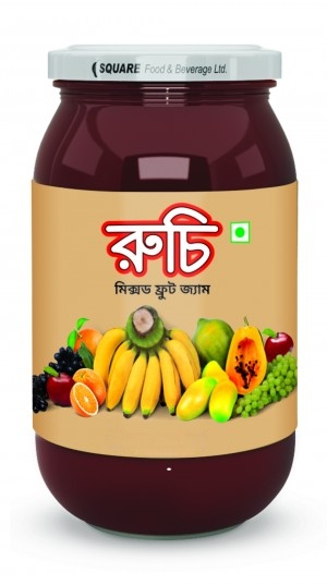 রুচি মিক্স ফুট জ্যাম-২৫০ গ্রাম