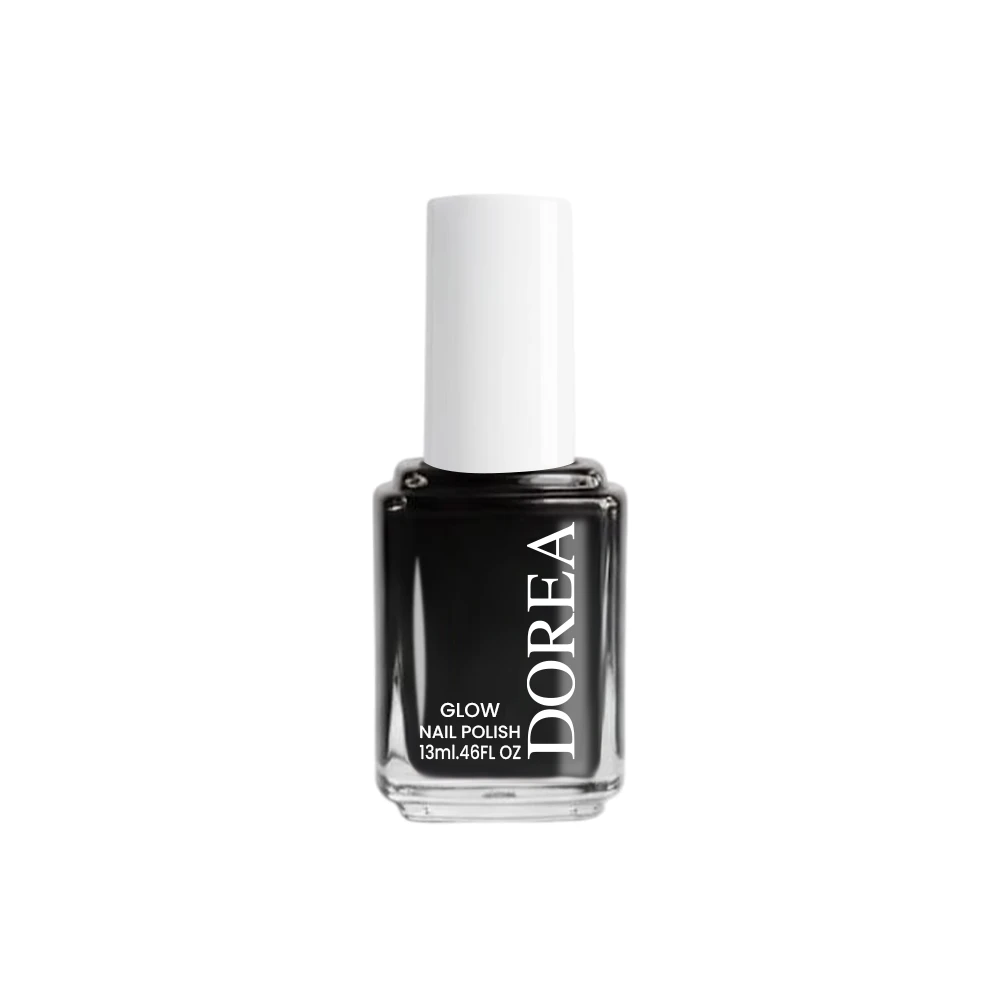 Raven Black 127 DOREA Glow Nail Polish-