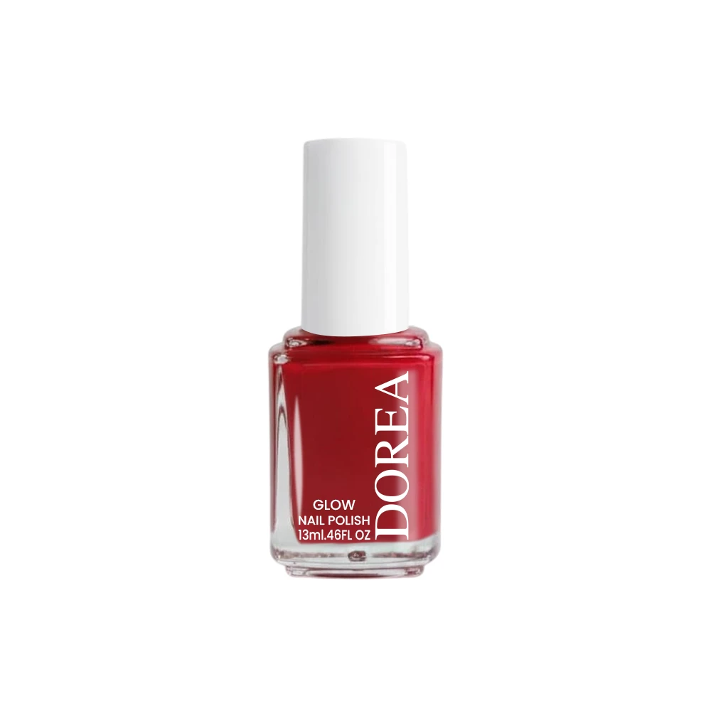 #122 1st Night Red DOREA Glow Nail Polish Glossy Long Lasting Nail Polish -