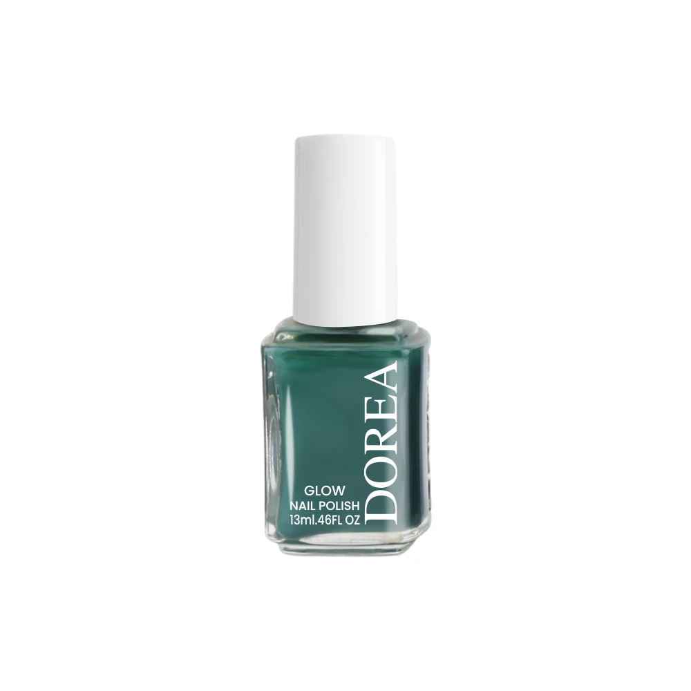 C Dark Green #117 DOREA Glow Nail Polish -