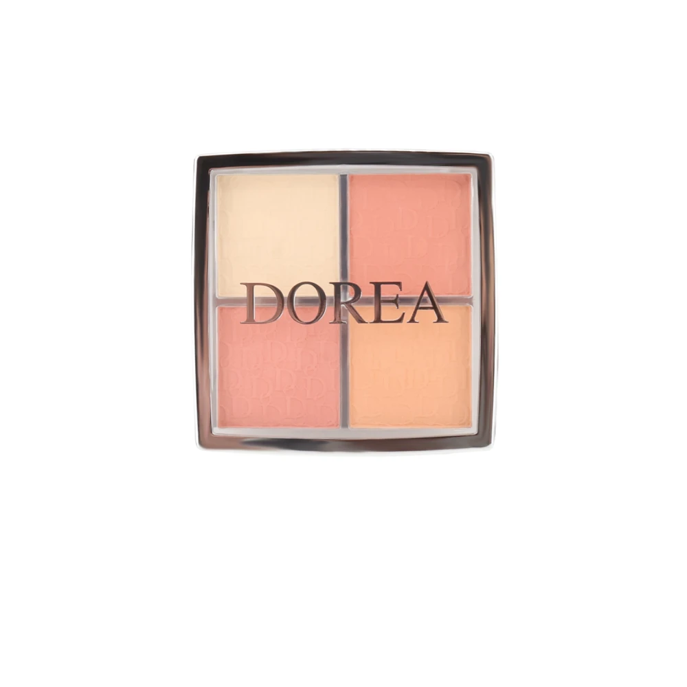 DOREA Matte Blush Neutral Multi Finish Ultra Pigmented – 4 Color Blush Palette -