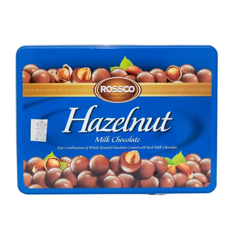 Rossco Chocolate Hazelnut Milk Chocolate Tin-