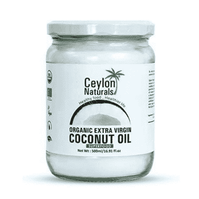 Ceylon Naturals Organic Extra Virgin Coconut Oil 500ml